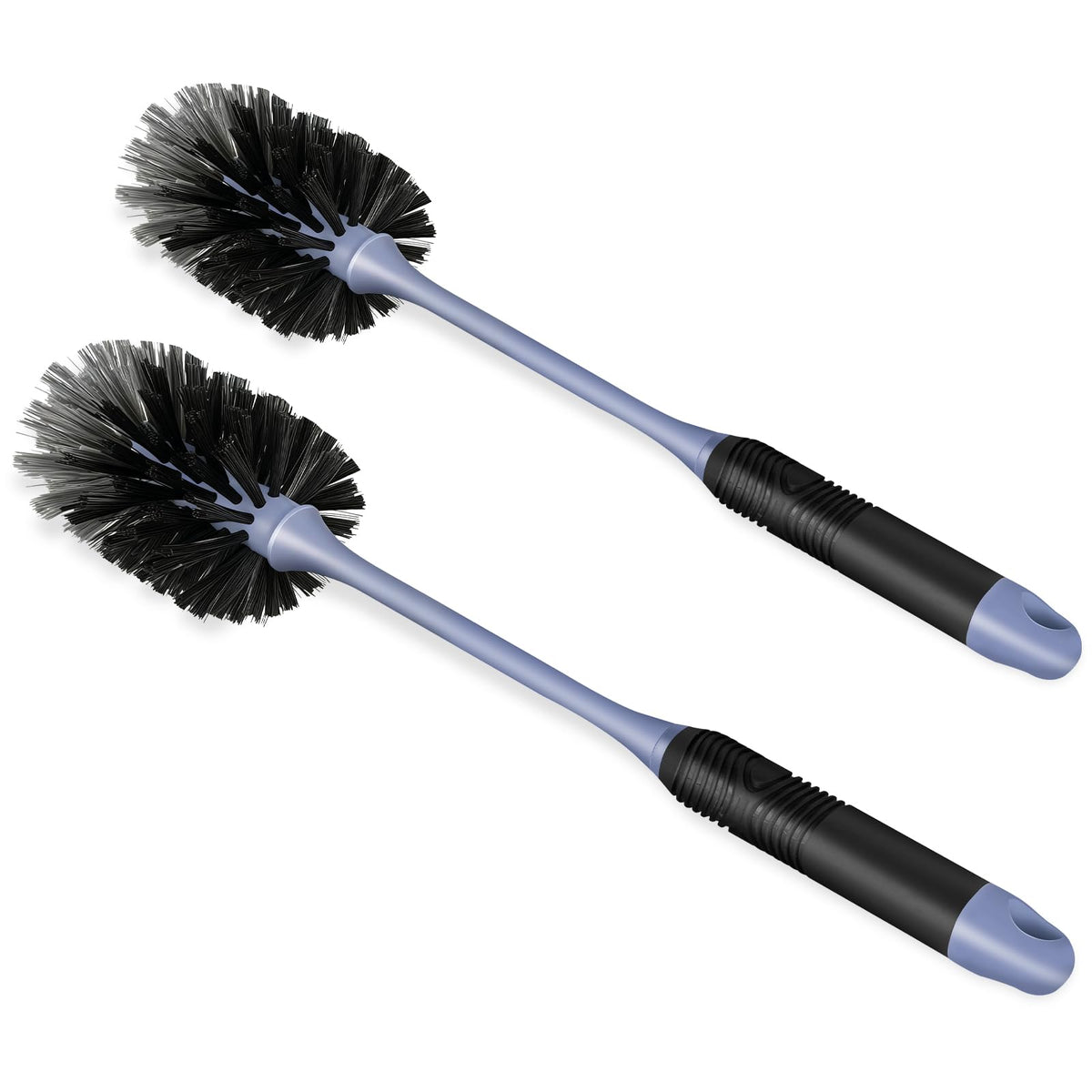ZHAYAO long handle bottle brush with ergonomic grip for tall bottles.