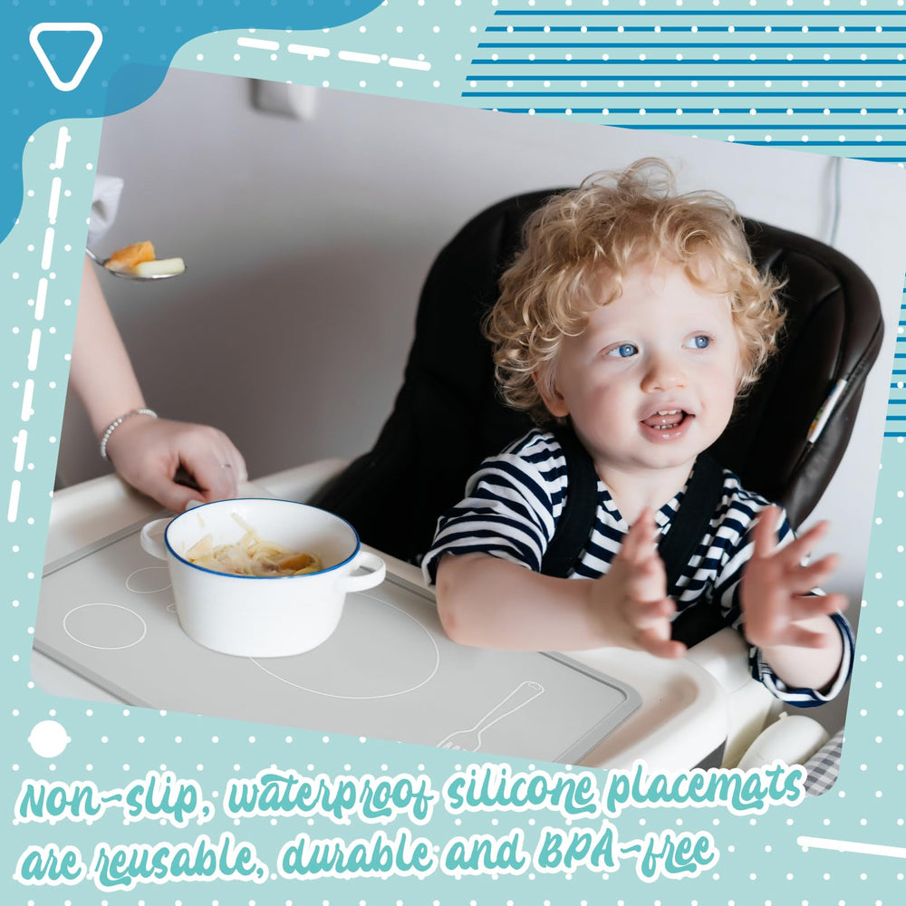 Zhehao placemat colorful: easy to hang and quick to wipe clean.