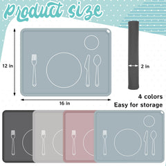 Zhehao silicone placemat texture close-up showing smooth, durable surface.