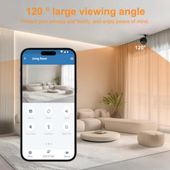ZHENHAN mini camera AI human detection with real-time mobile alerts.