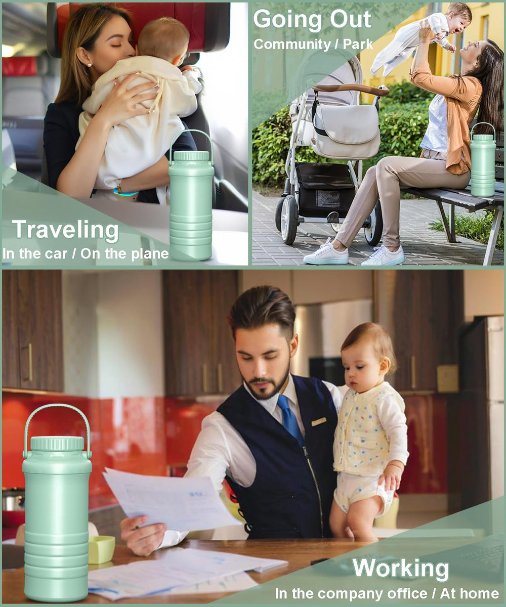 ZhiChu durable double-walled stainless steel construction for travel durability.