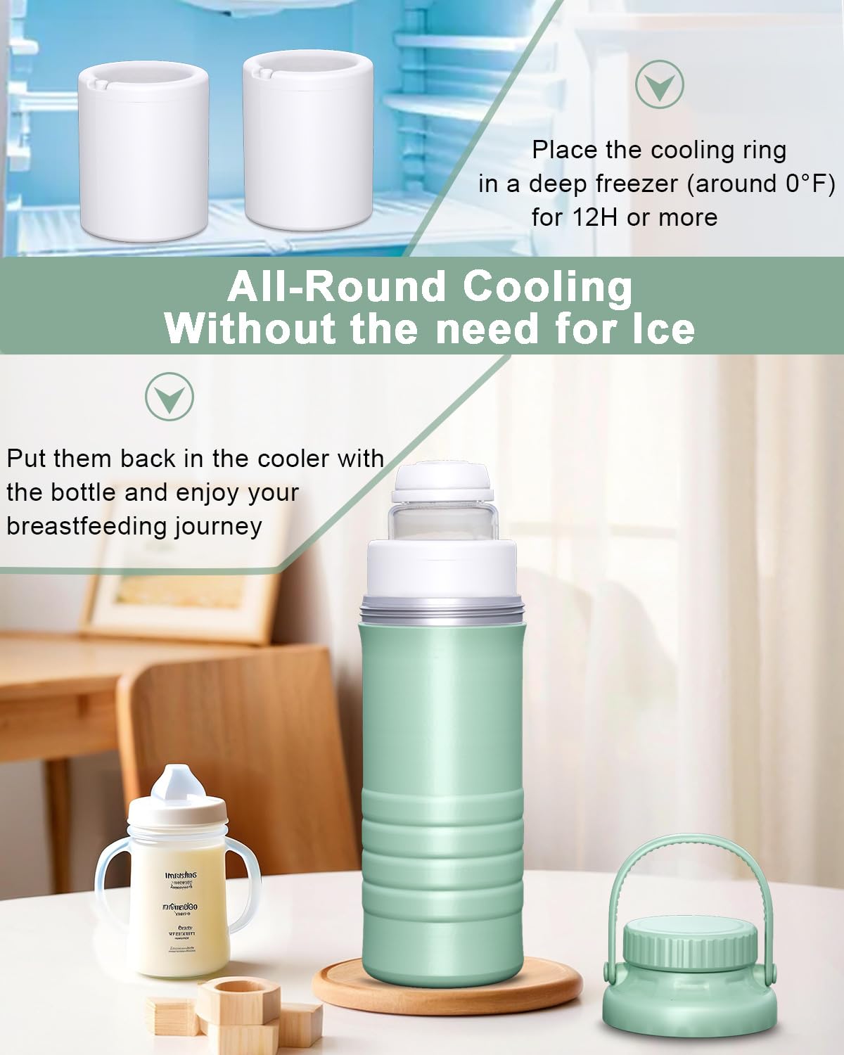 ZhiChu disassemblable parts enable easy washing by hand or dishwasher.