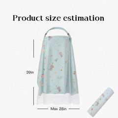 ZHIYUEJING nursing cover breathable-cotton keeps skin cool and comfortable during feedings.