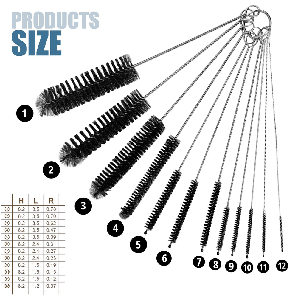 ZHJISHGUO straw cleaner brush reaches tight gaps for quick foam and residue removal.