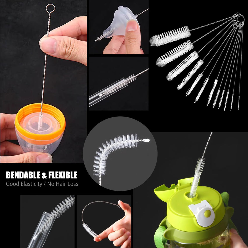 ZHJISHGUO tumbler cleaner brush is ideal for travel mugs and cups.