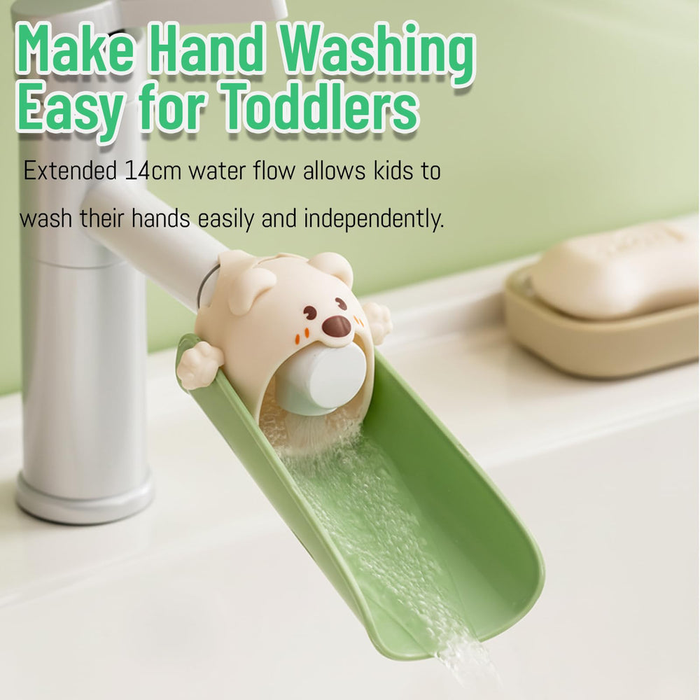 ZHLKHIOP adjustable fit keeps toddler extenders secure on various faucets.