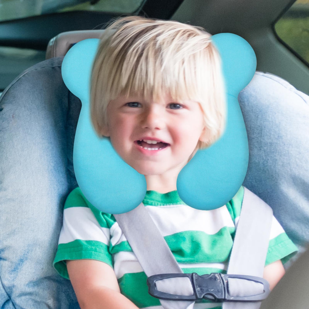 ZHOMA U-shape pillow supports neck and head for newborns and toddlers.