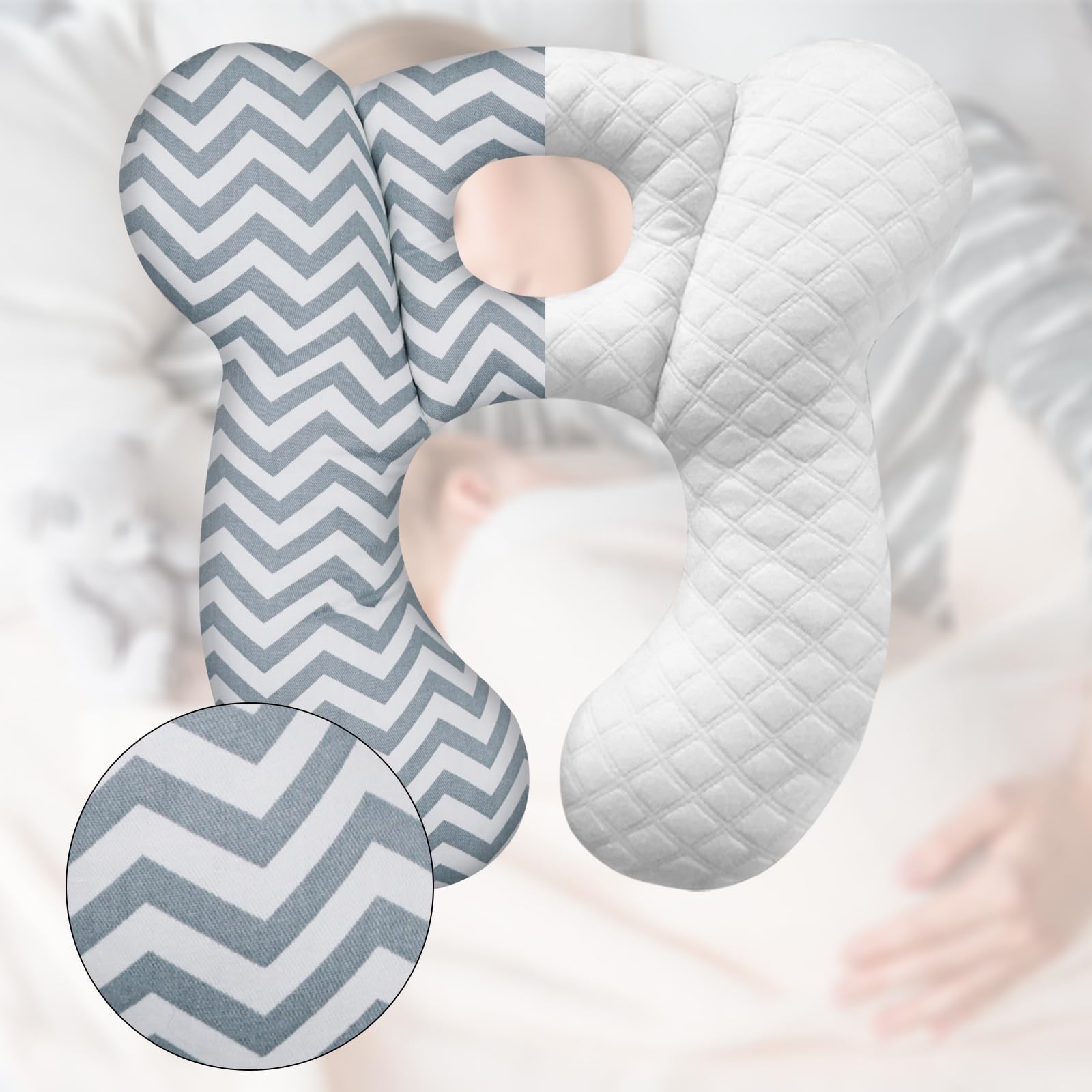 ZHOMA baby travel pillow is lightweight and easy to carry on trips.