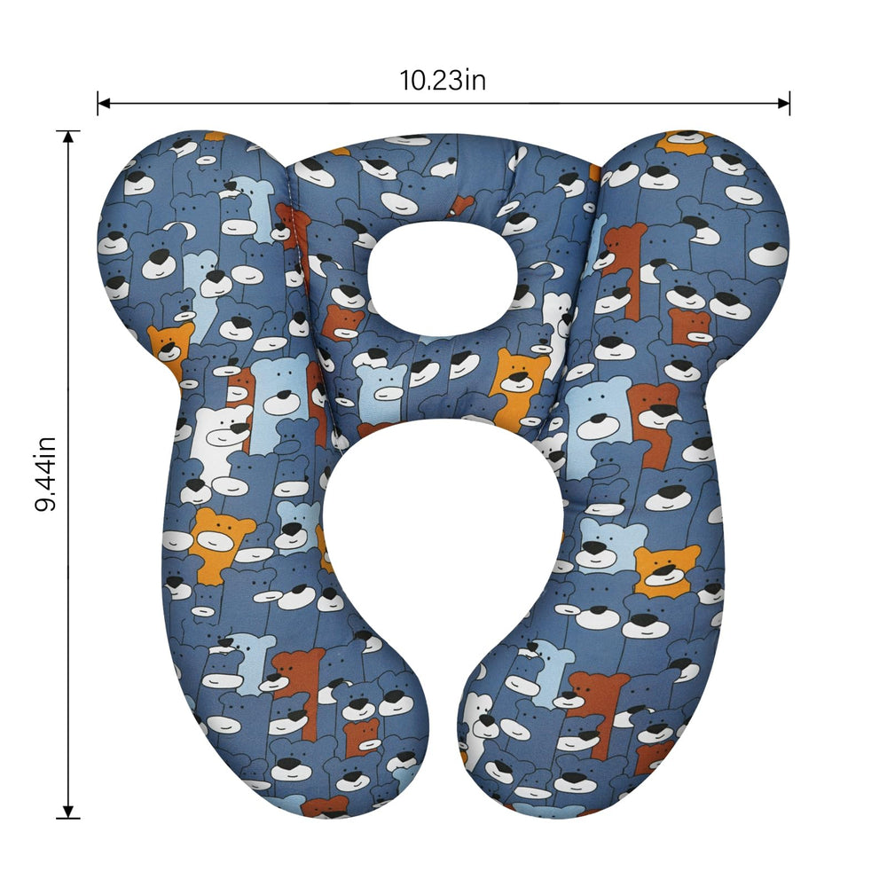 ZHOMA travel pillow with soft cotton cover delivers skin-friendly comfort on the go.