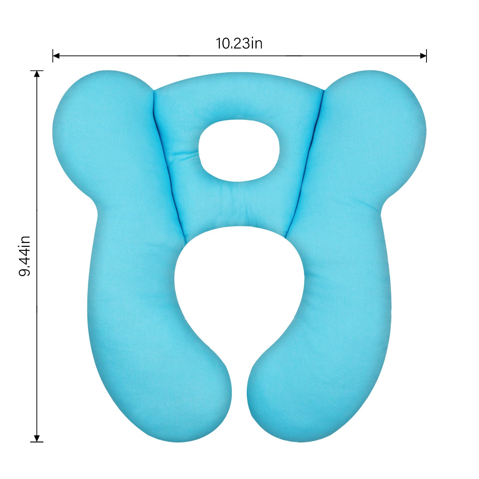ZHOMA soft cotton cover delivers skin-friendly, breathable feel for naps.