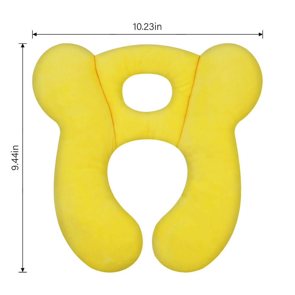 ZHOMA travel pillow in soft cotton fabric for gentle skin