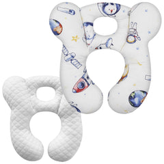 ZHOMA Baby Travel Pillow in car seat, soft U-shape support for naps