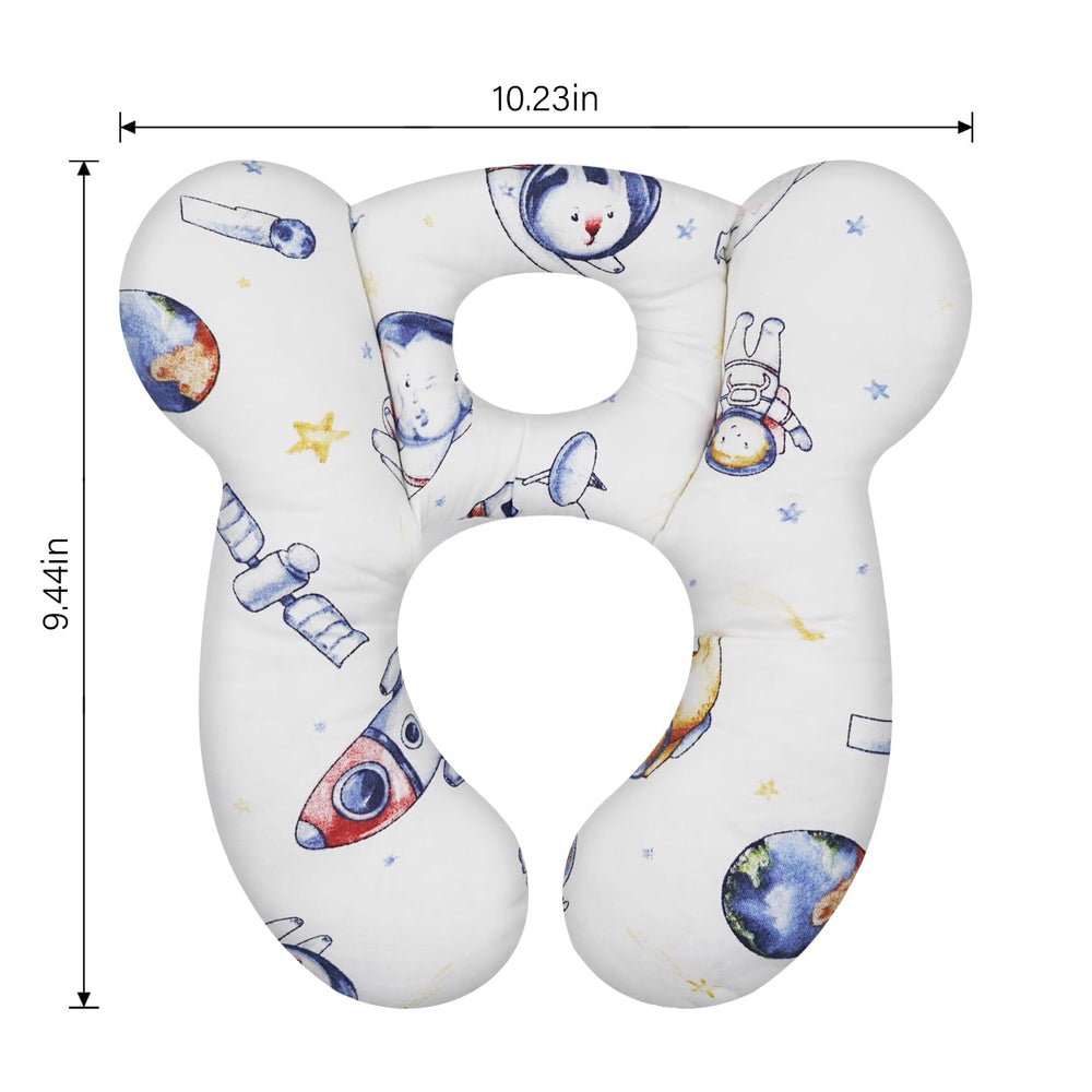 ZHOMA Baby Travel Pillow in stroller provides gentle neck support on walks