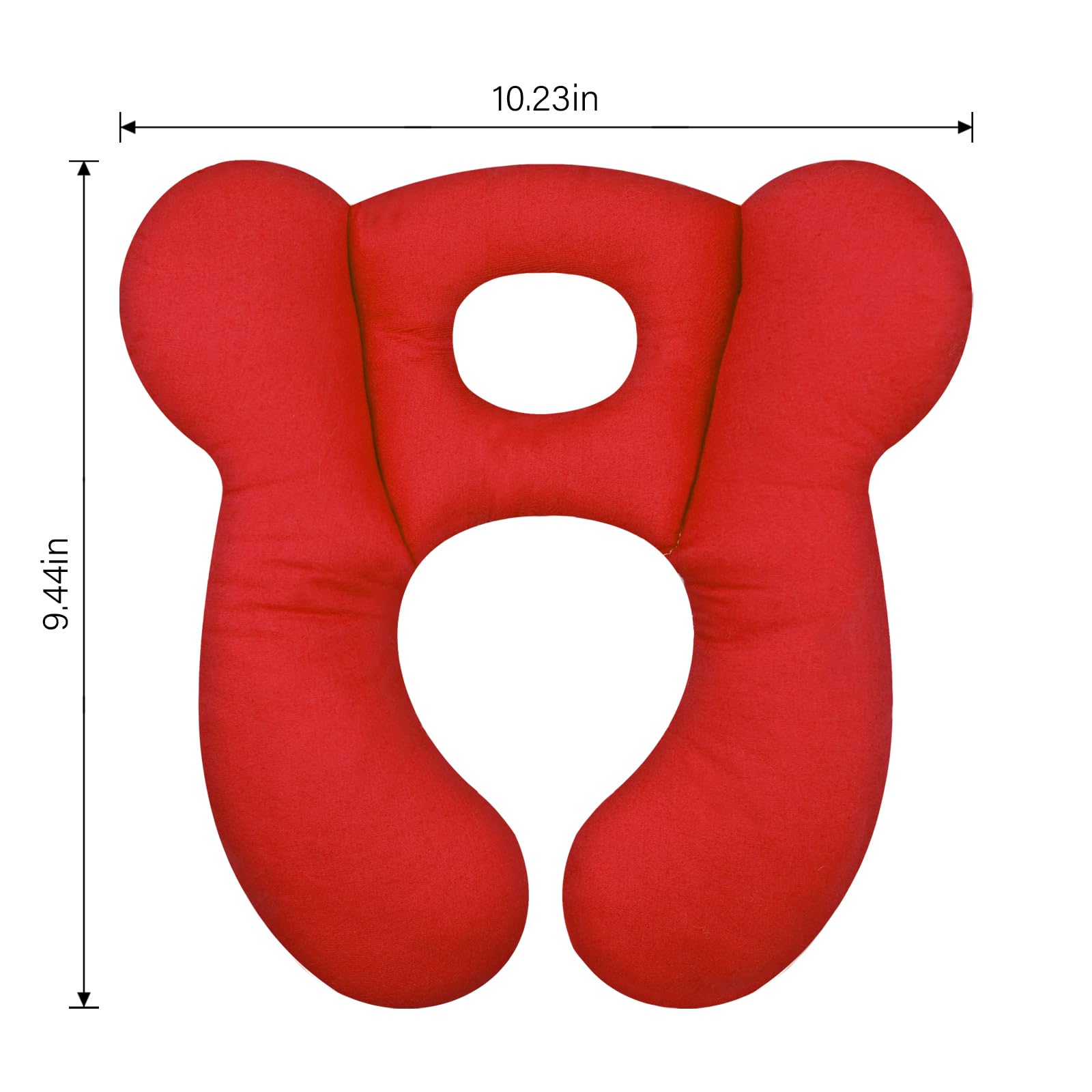 ZHOMA travel pillow for strollers provides soft, breathable comfort on the go