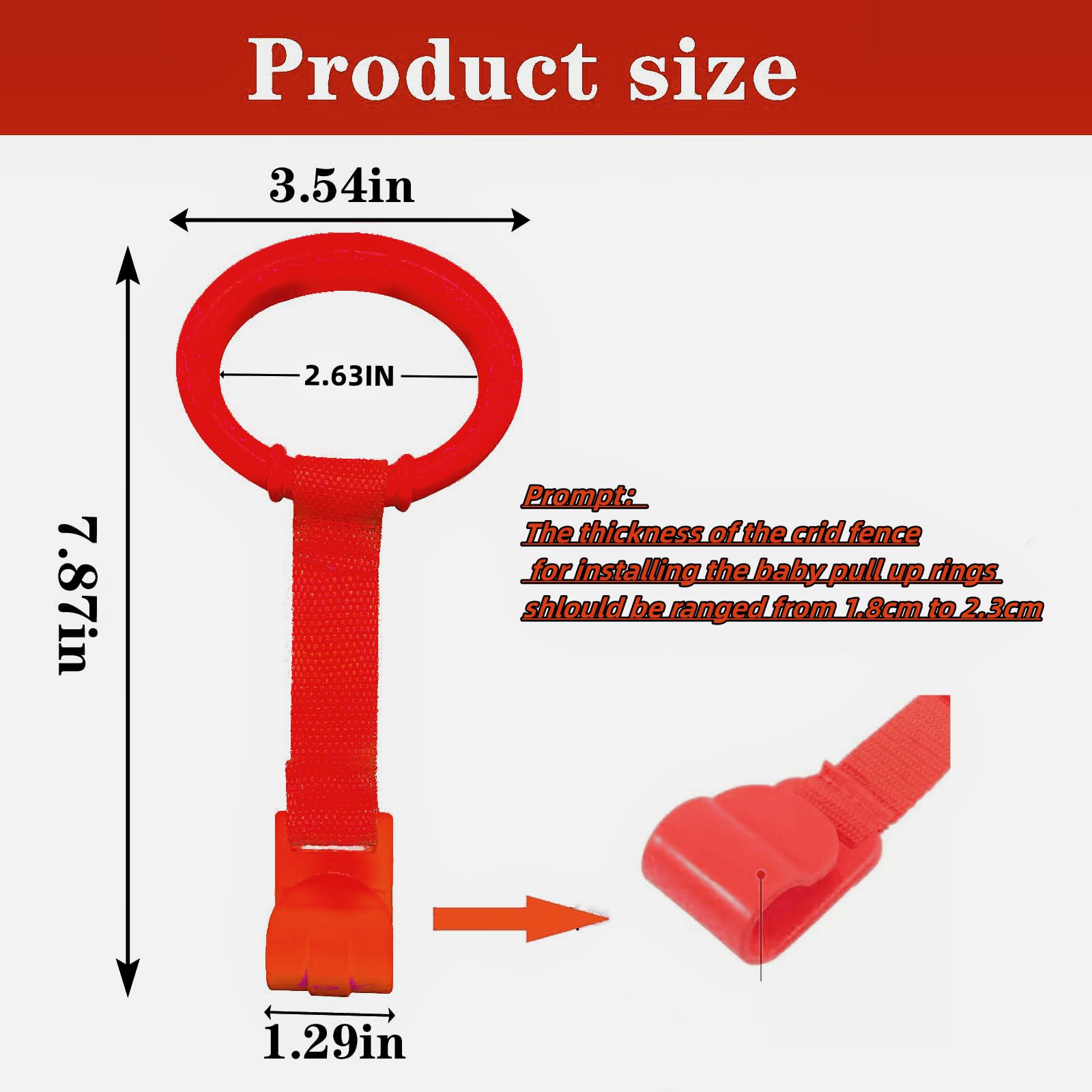 Zhongyifan pull up rings support standing training for toddlers