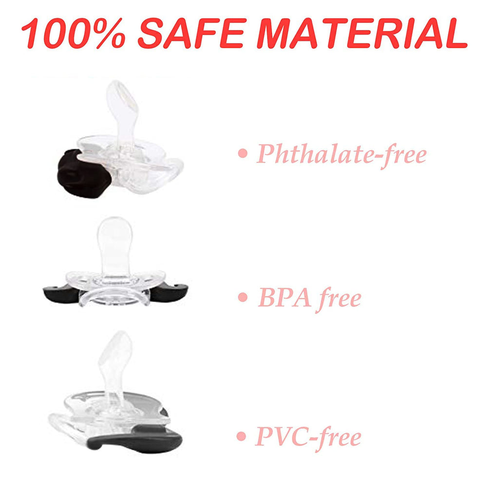 Zhovee sterilizable pacifier suitable for boiling or steaming.