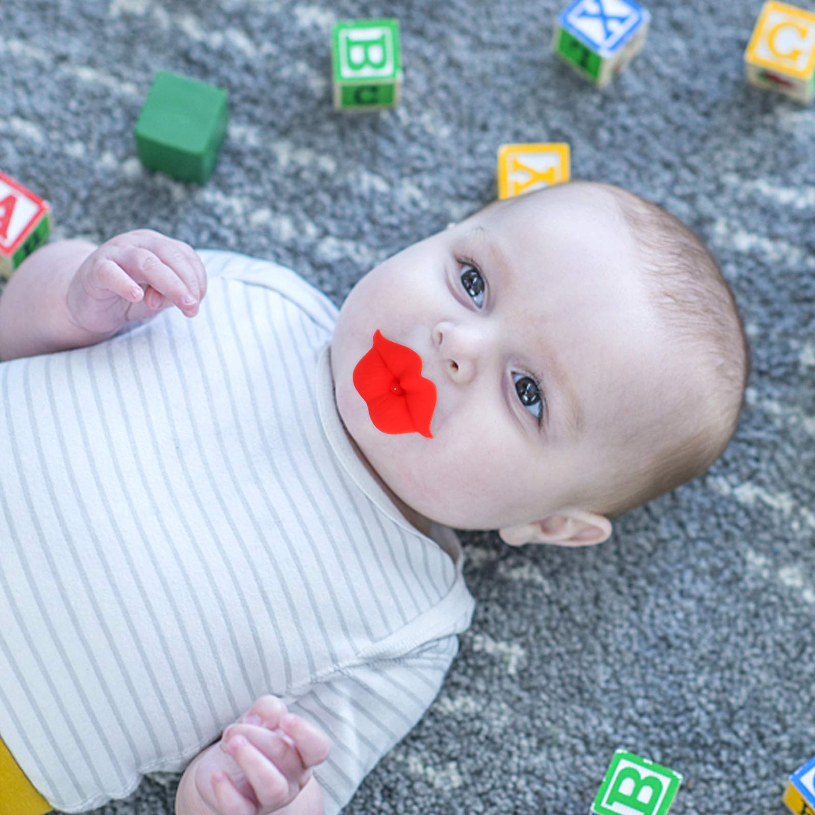 Zhovee soft silicone pacifier for babies with safe chewing