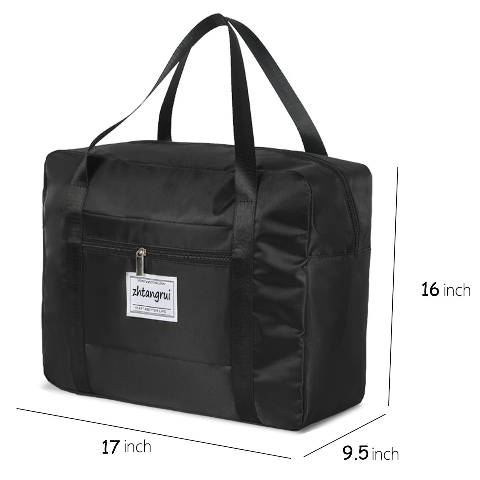 Zhtangrui travel bag offers comfortable shoulder strap for hands-free airport navigation.