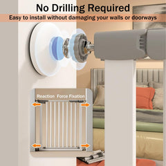 ZHUOKECE adjustable width 30.5 to 43 inches fits varied openings.