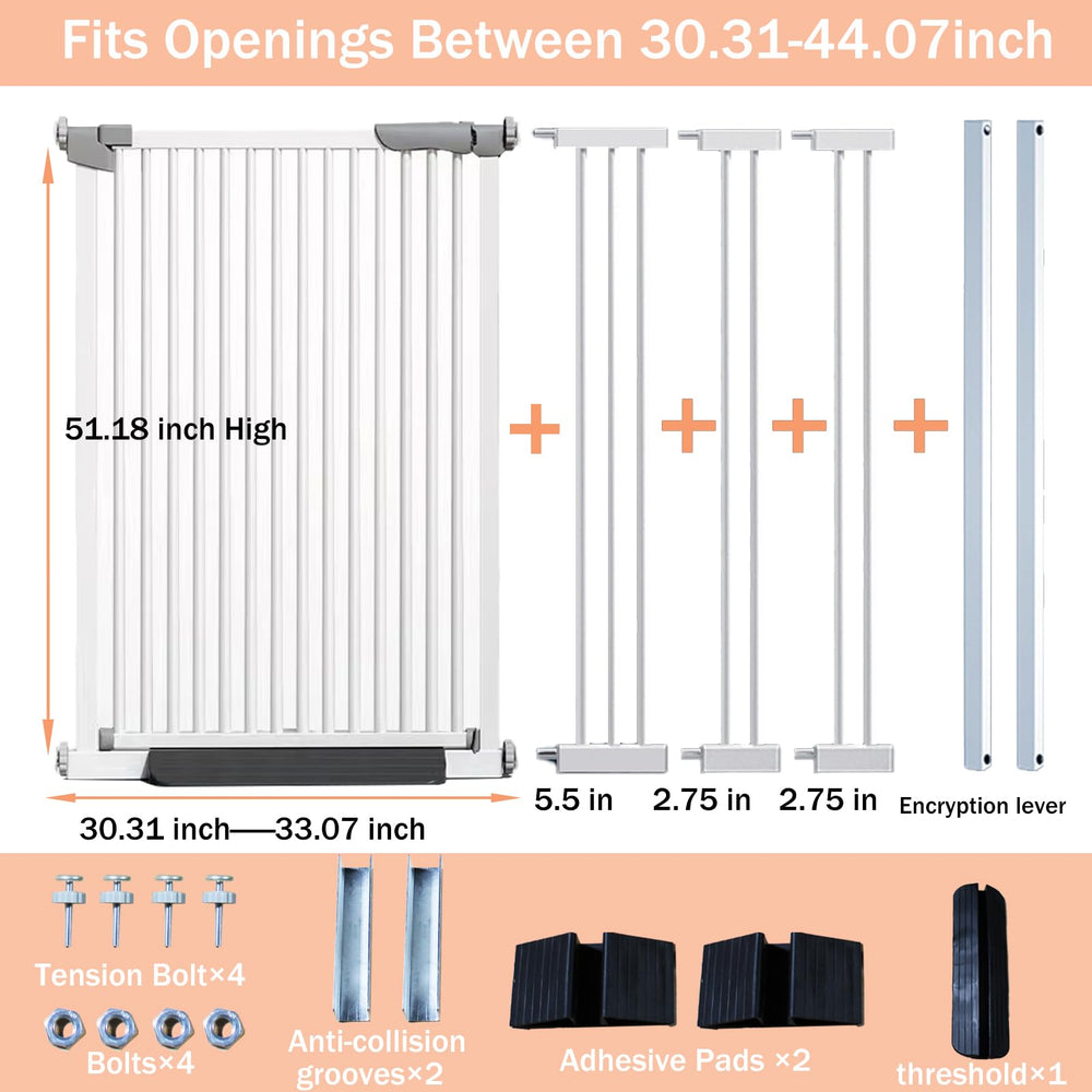 ZHUOKECE walk-through door design allows easy access while keeping pets contained.