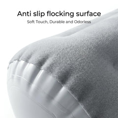 Zibinari non-slip flocked surface provides stable support under fitted sheets.