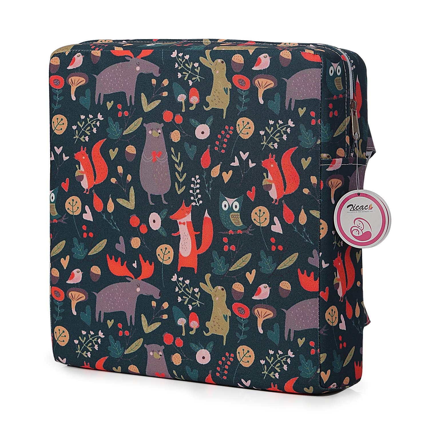 Zicac detachable cover close-up, easy to remove and machine-washable for quick cleanups.
