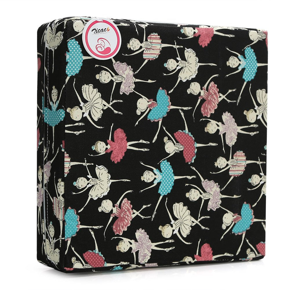 Zicac cushion side view highlights slim travel-friendly profile.