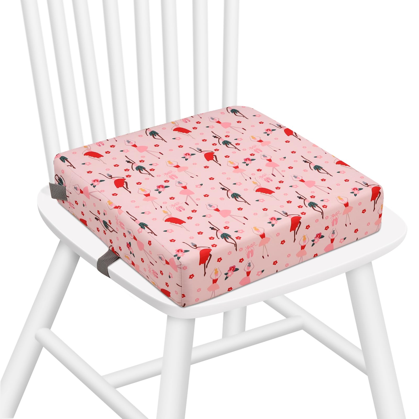 Zicac portable booster seat at dining table for comfortable family meals.