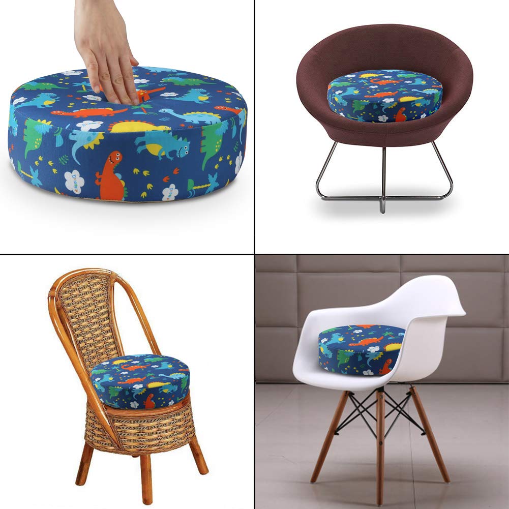 Zicac round 13.4 inch cushion fits most chairs for versatile seating.