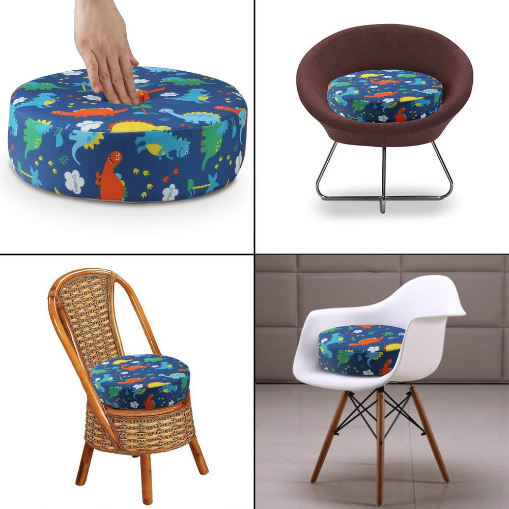 Zicac round 13.4 inch cushion fits most chairs for versatile seating.