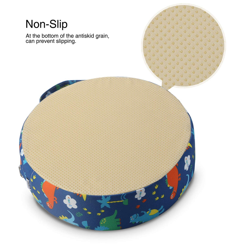 Zicac anti-slip back granules prevent shifting on any chair surface.