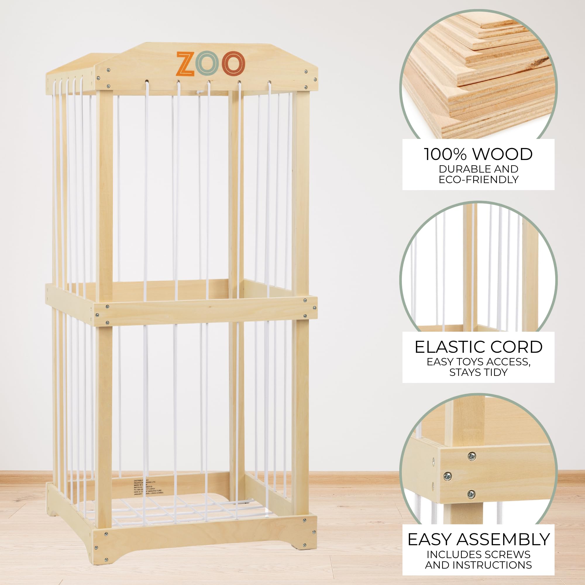 ZICOTO assembly included screws simplify setup for parents