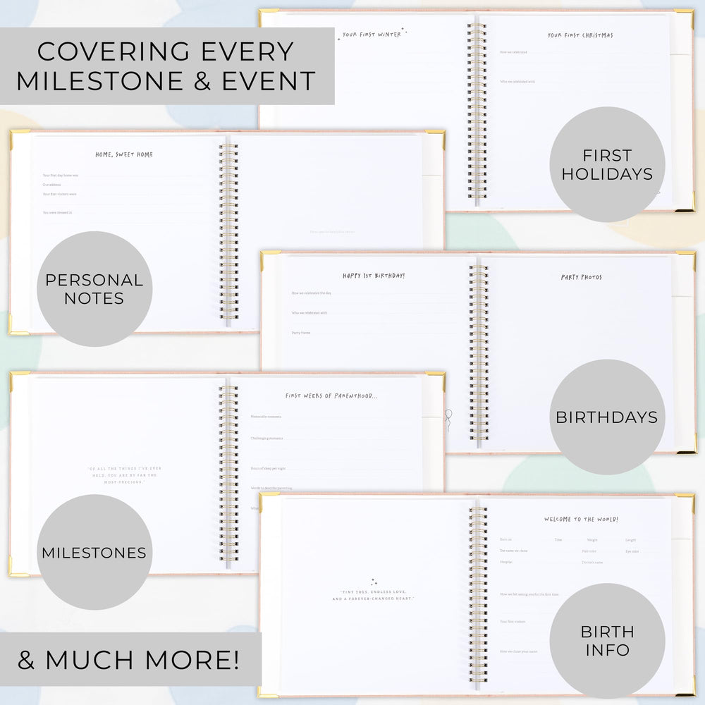 ZICOTO linen cover journal, back pocket for keepsakes.