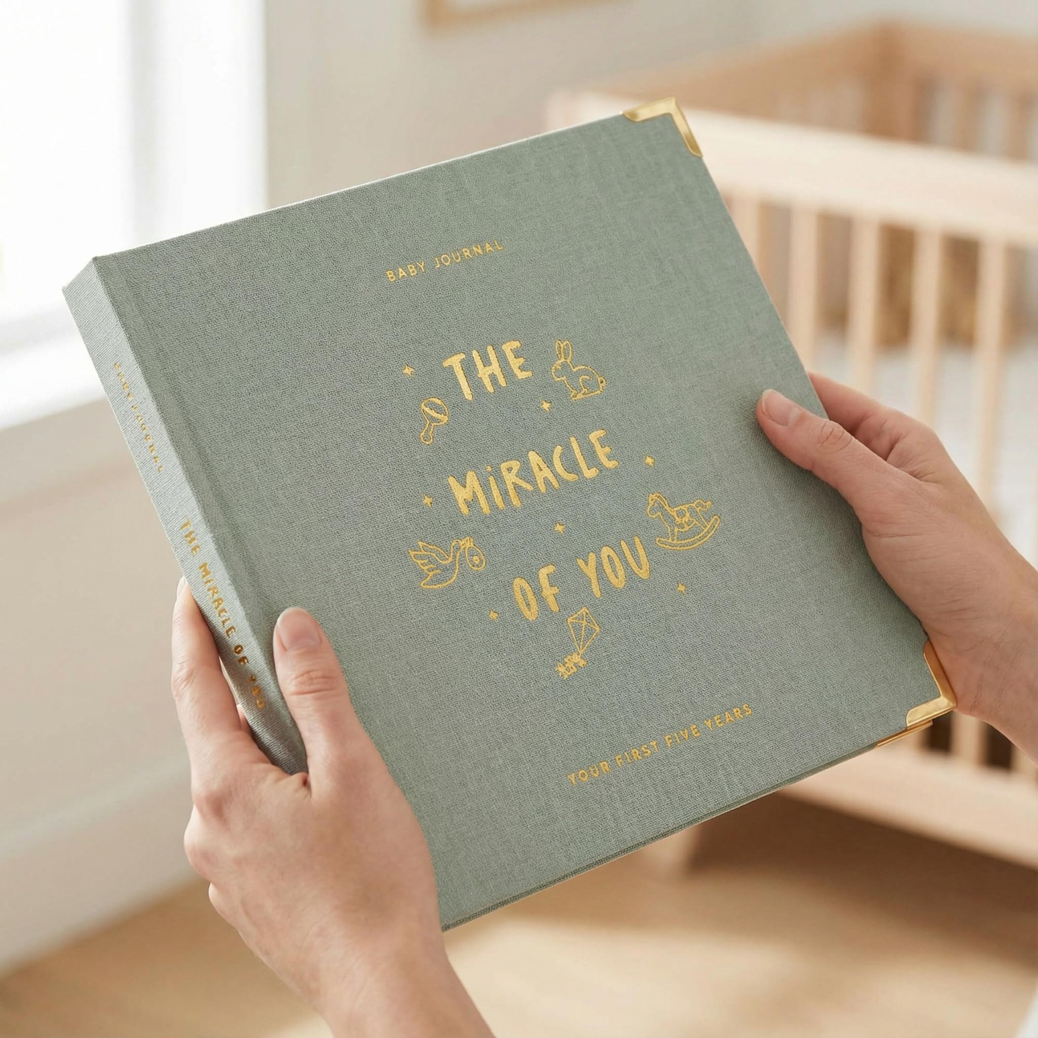 ZICOTO baby memory book inside pages invite storytelling and lasting memories.