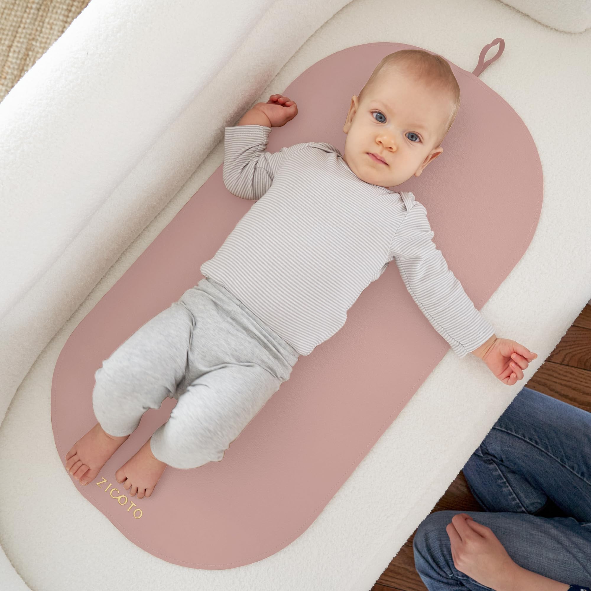 ZICOTO baby-safe waterproof surface resists spills and messes