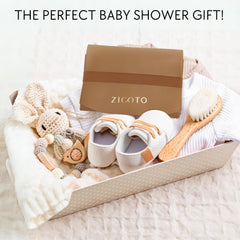 ZICOTO classic brown travel changing pad adds style and practicality on trips.