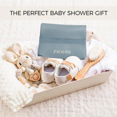 ZICOTO compact 16x30 changing pad, travel-friendly size fits in any diaper bag.