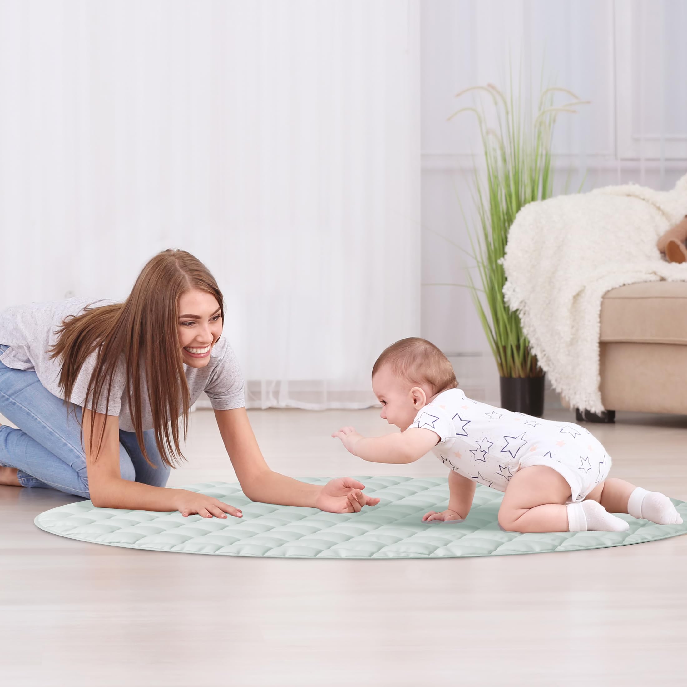 ZICOTO cute baby on mat ready for new moves and milestones