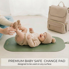 ZICOTO foldable diaper pad secured with elastic band in bag