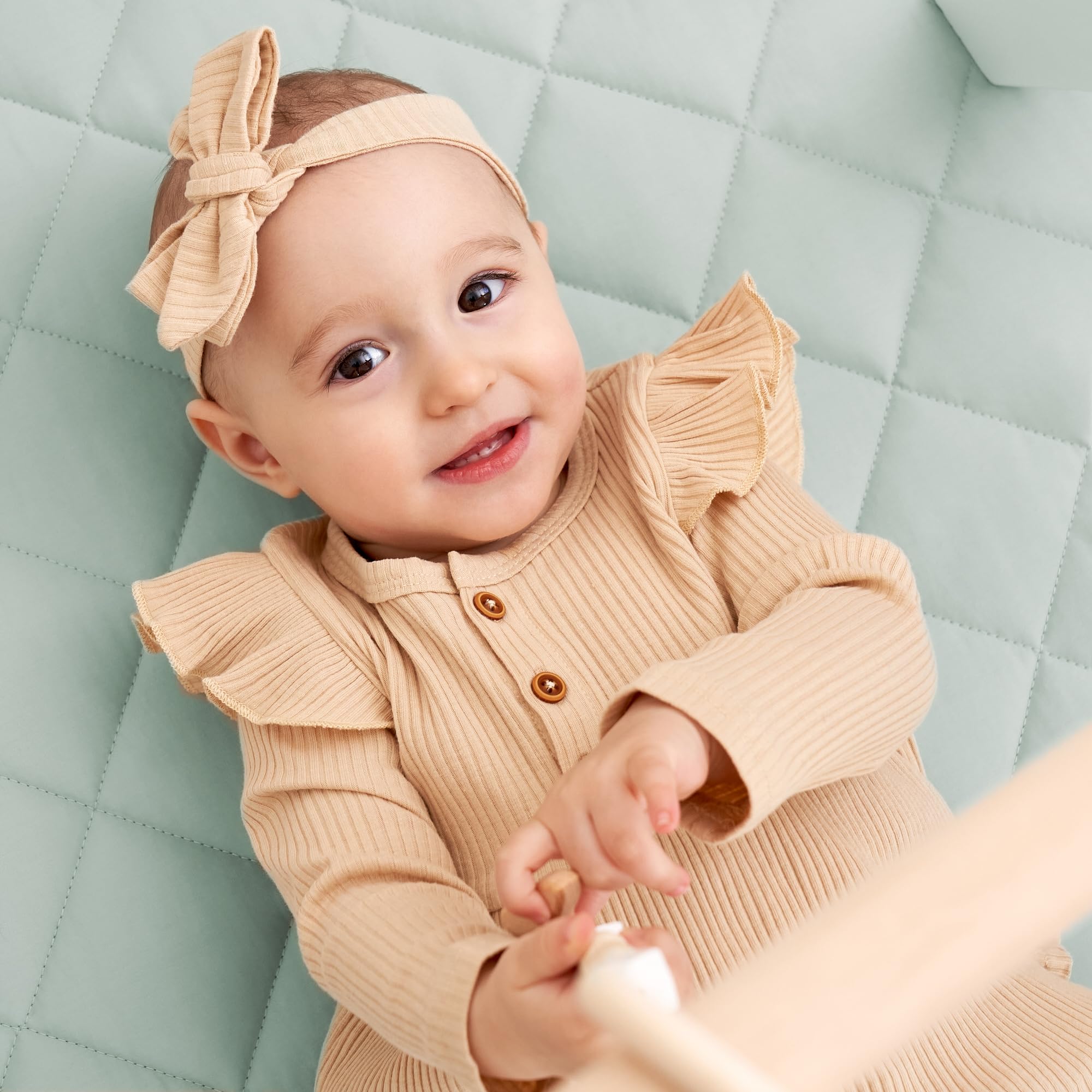 ZICOTO foldable tummy-time play mat convenient storage after use