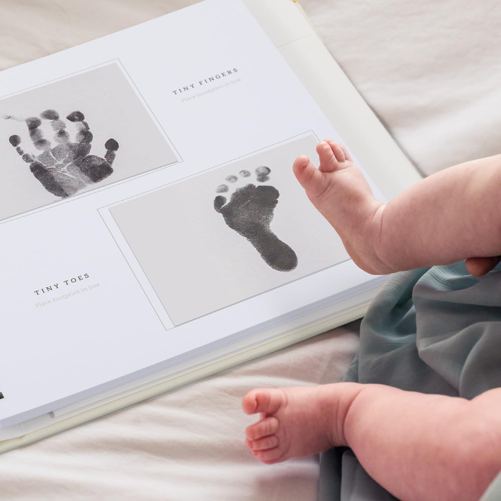 ZICOTO memory book gender-neutral design fits any nursery.