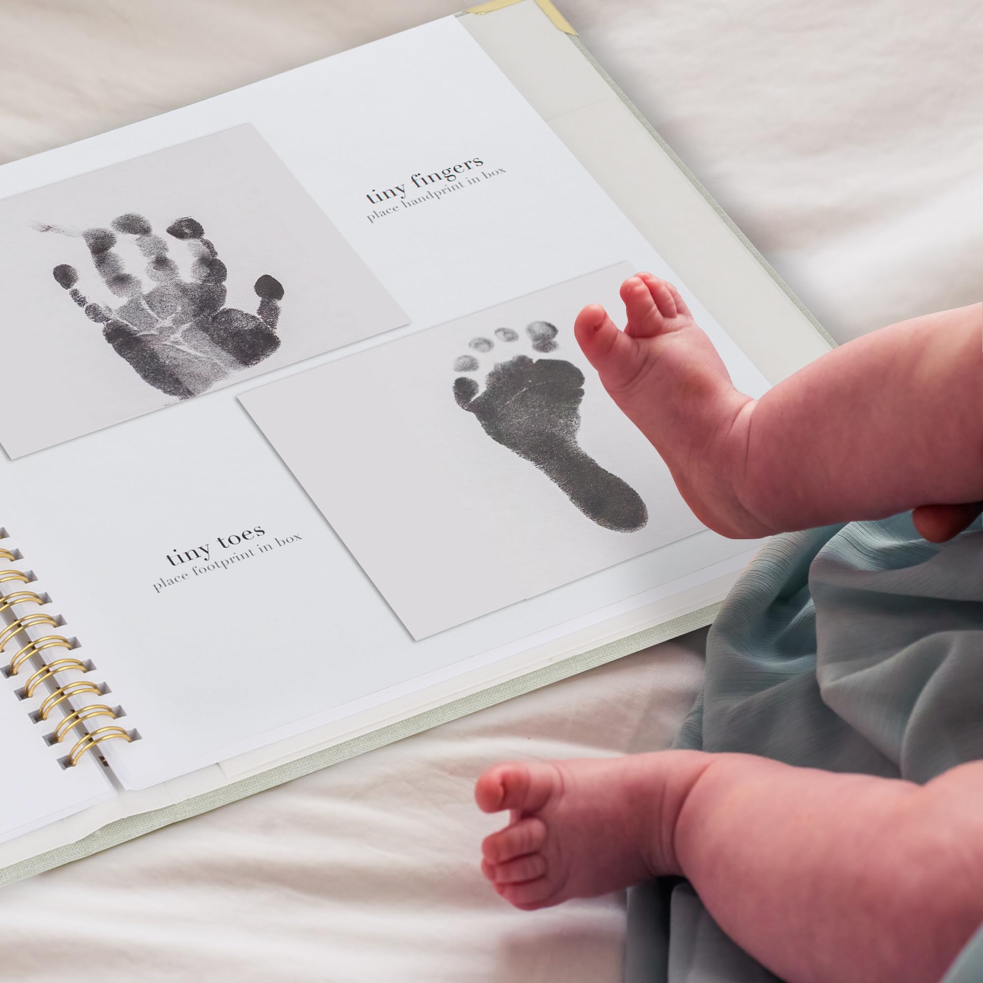 ZICOTO monthly progress spread tracks growth from birth to age five.