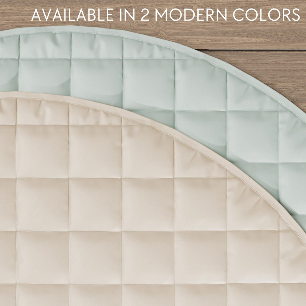 ZICOTO nursery-friendly play mat complements any room and keeps playtime tidy