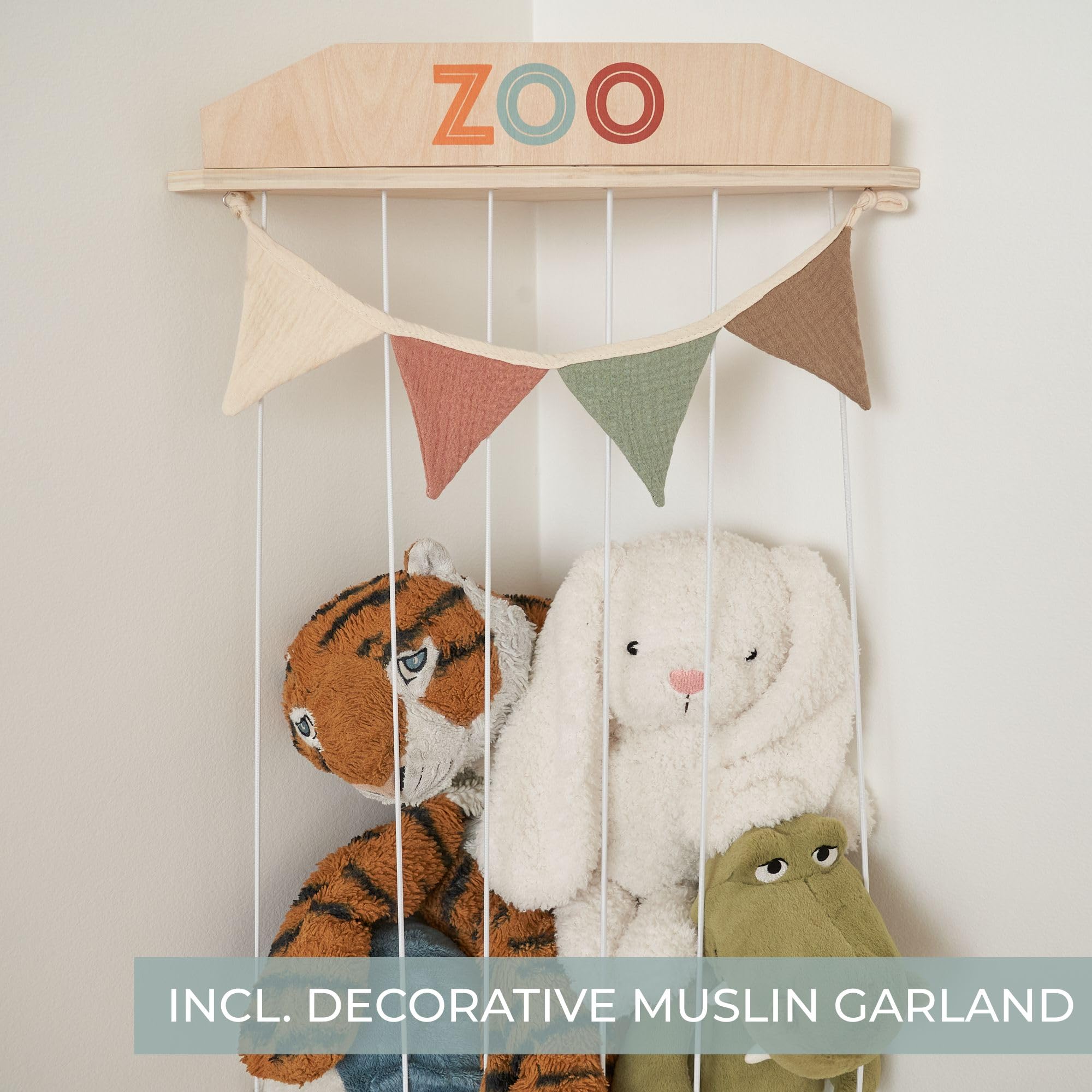 ZICOTO open rope design offers easy access to toys.