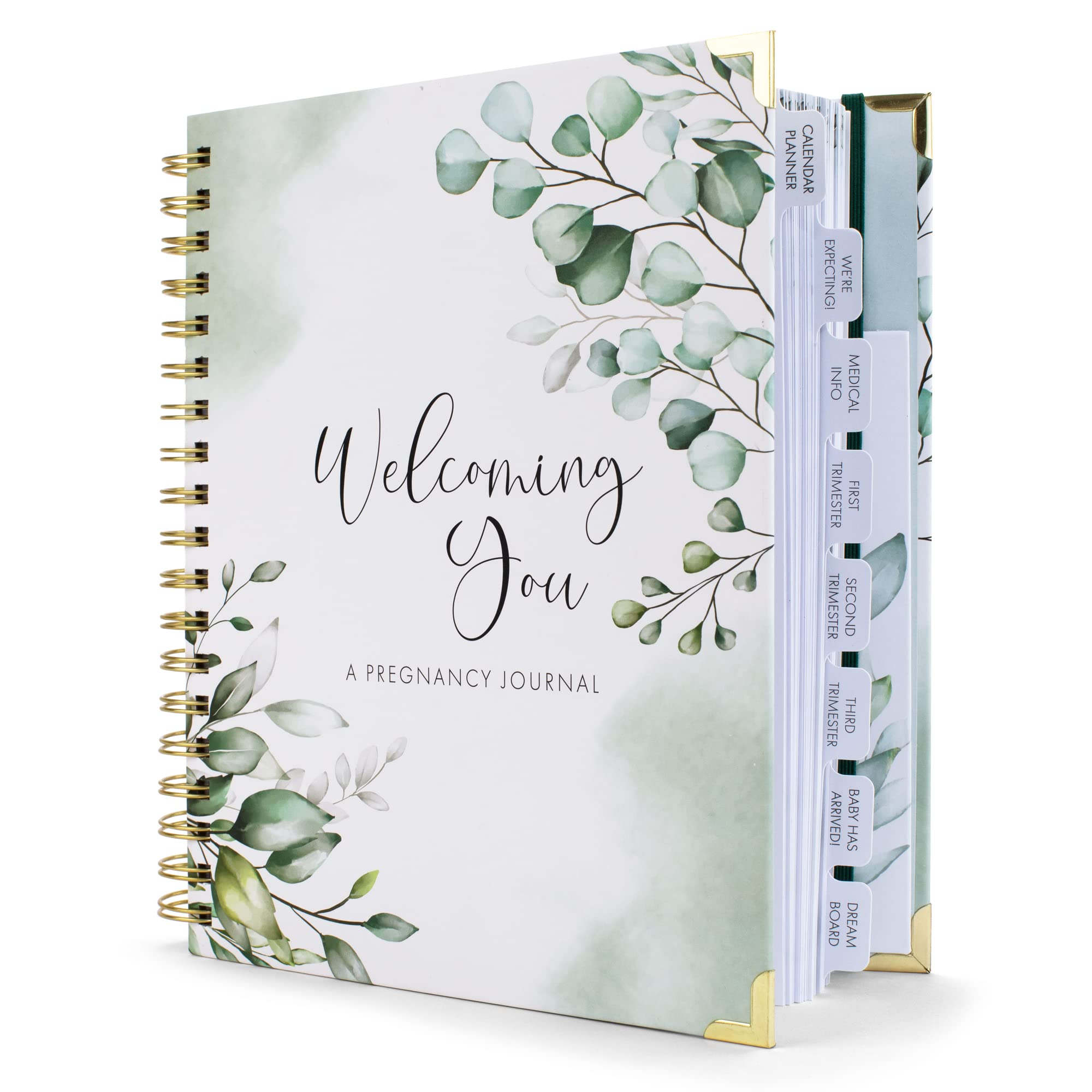 ZICOTO pregnancy journal cover showing calm, organized start for memories