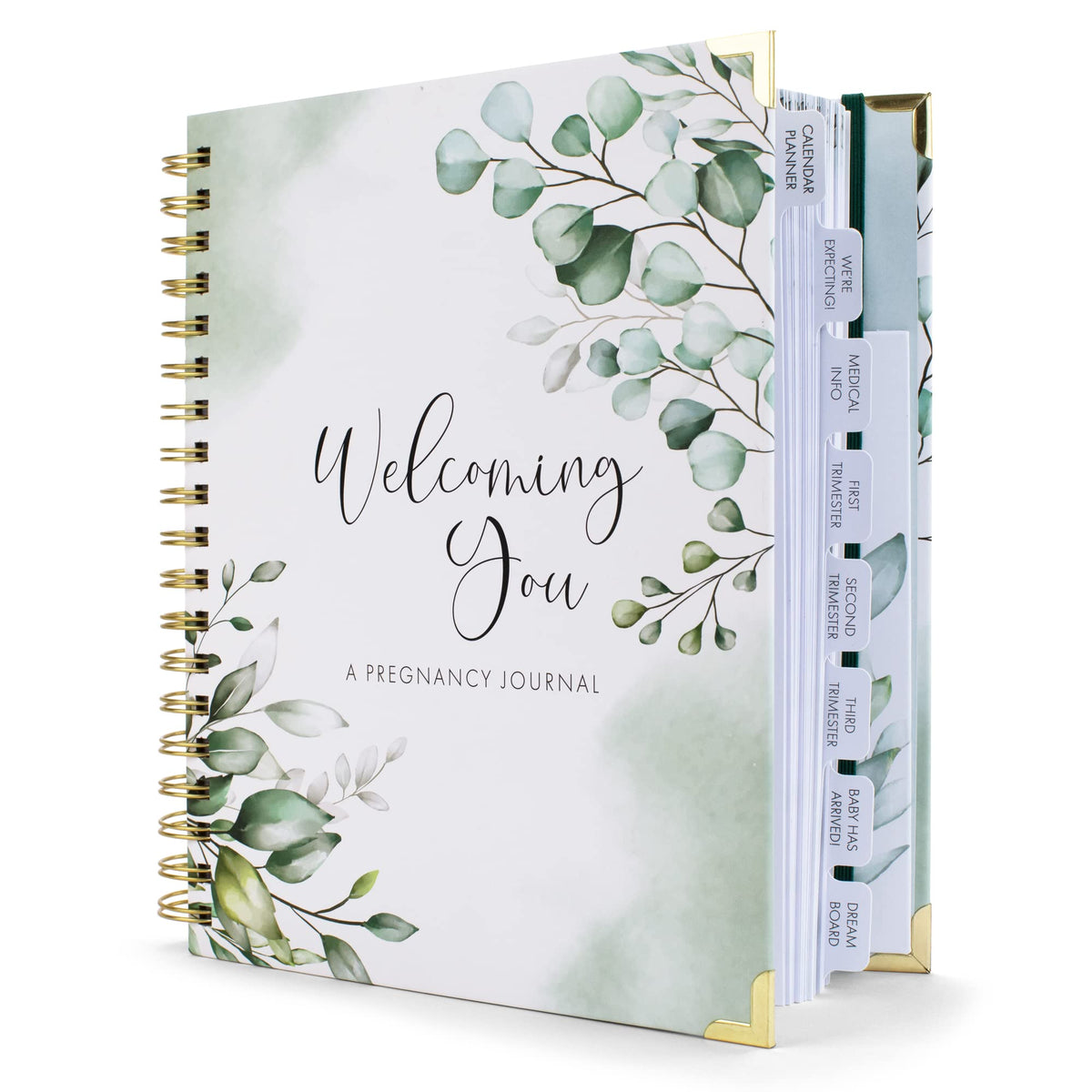 ZICOTO pregnancy journal cover showing calm, organized start for memories