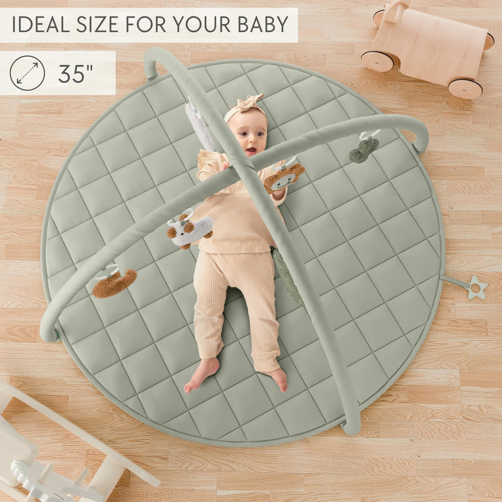 ZICOTO 35x35 inch play area provides ample space for little explorers