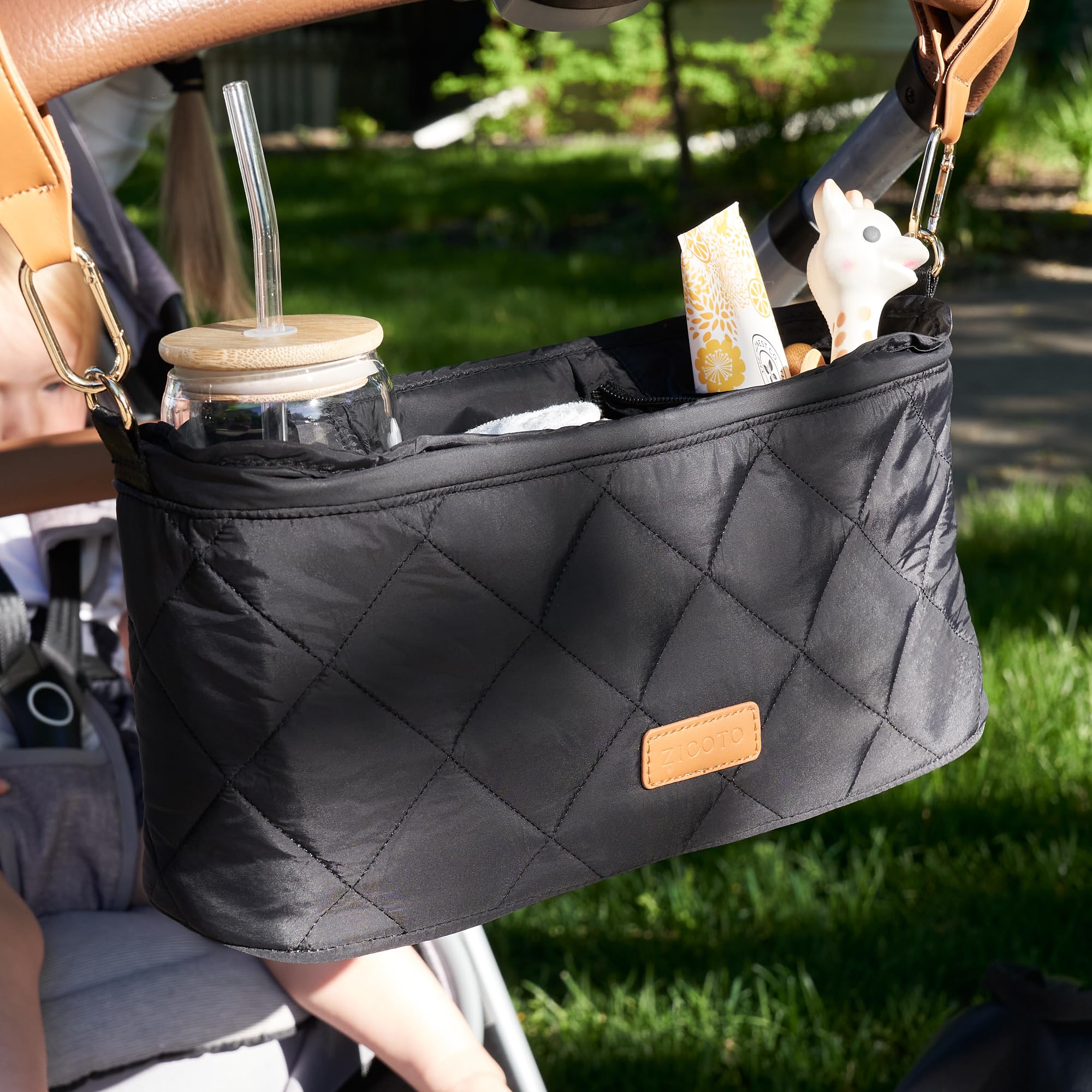 Wipe-clean surface keeps the bag looking fresh between trips.