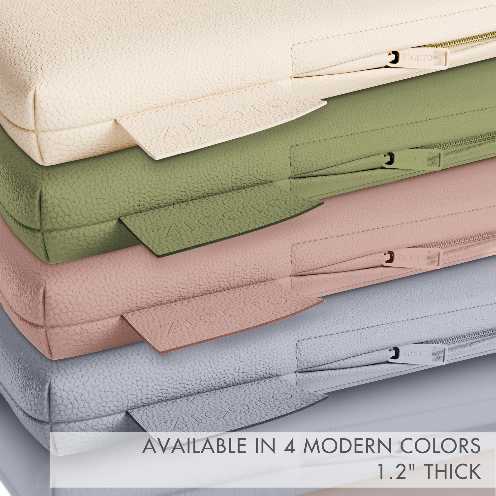 ZICOTO vegan leather mat designed for floor use and safety.