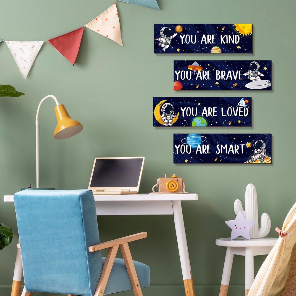 ZIEYOMI classroom decor posters support space-themed learning